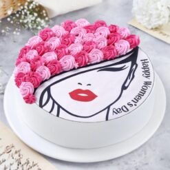 Empowered Women’s Day Cake with a bold design and rich flavors, perfect for celebrating the strength and achievements of women on their special day.