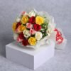 Mixed Roses Bouquet with a vibrant blend of colorful roses, symbolizing love, joy, and beauty, perfect for any occasion.