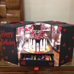 Love Surprise Cake Box, a delightful cake with a hidden surprise inside, perfect for expressing affection on special romantic occasions.