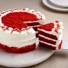 Velvet Royale Cake with layers of rich red velvet and creamy frosting, ideal for elegant celebrations and special moments.