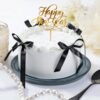 Glam New Year Cake with elegant decorations, a modern design, and rich flavors, ideal for glamorous New Year festivities.