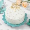 Grace New Year Cake, an elegantly designed cake with refined decorations, perfect for adding sophistication to your New Year’s celebration.