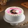 Women’s Day Photo Cake with a personalized design featuring a photo, ideal for celebrating the special women in your life on Women’s Day.