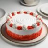 Velvet Cheer Cream Cake with soft velvet layers and creamy frosting, perfect for any special occasion.