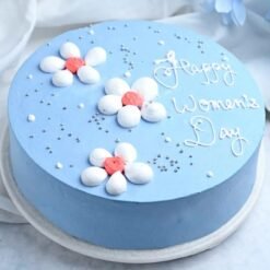 Blue Pineapple Women’s Day Cake with an elegant design, tropical pineapple flavor, and decorative accents, perfect for honoring women on their special day.