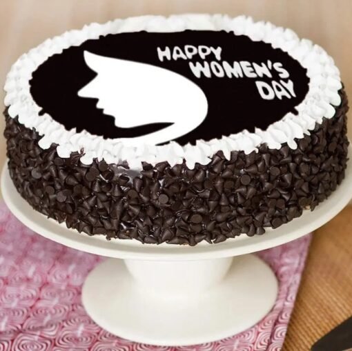 Beautiful Women’s Day Cake with an elegant and decorative design, celebrating the grace and beauty of women on their special day.