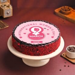 Graceful Women’s Day Cake with an elegant design, perfect for celebrating the grace, strength, and achievements of women on their special day.